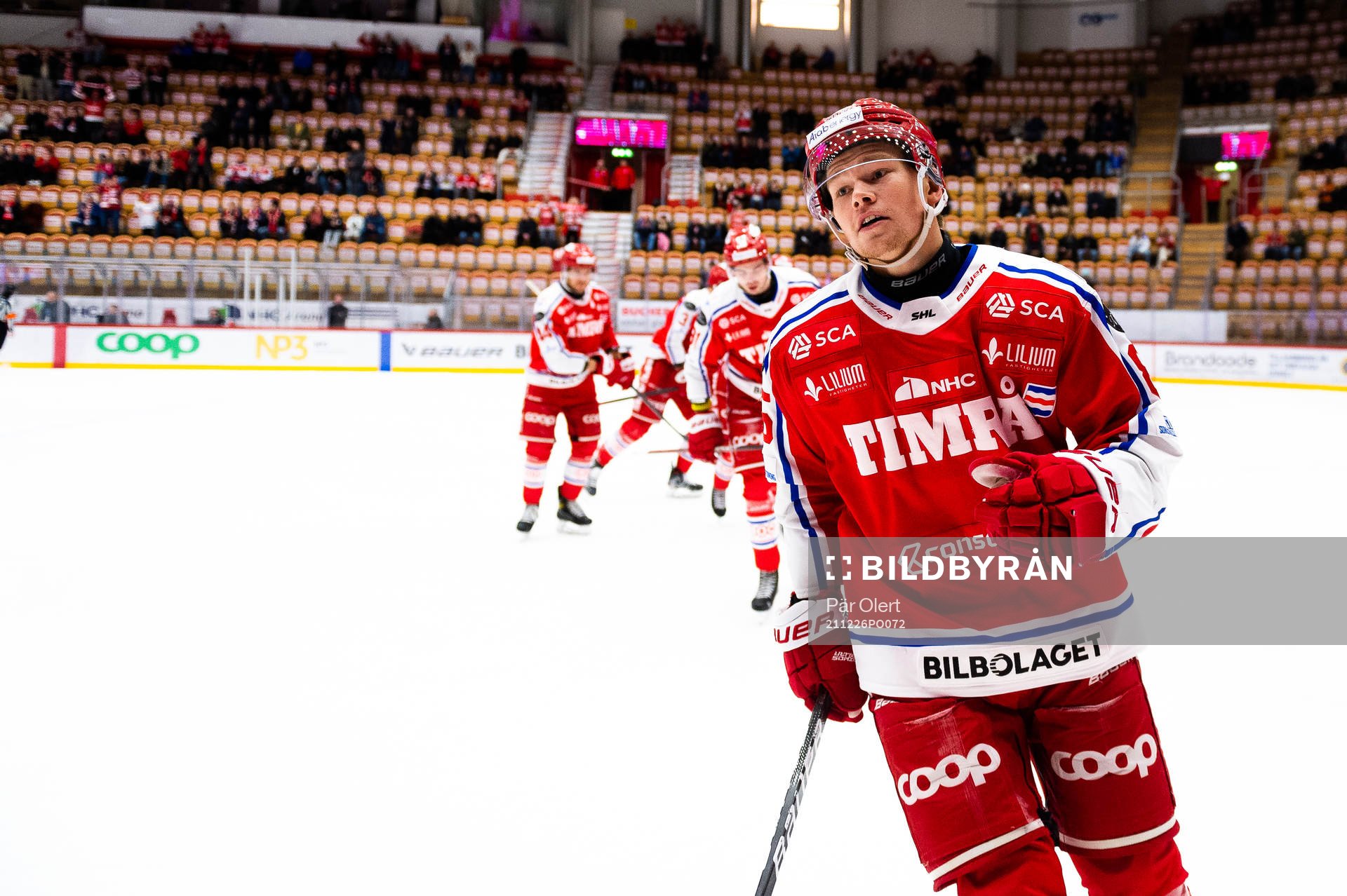 Timrås Filip Westerlund jublar