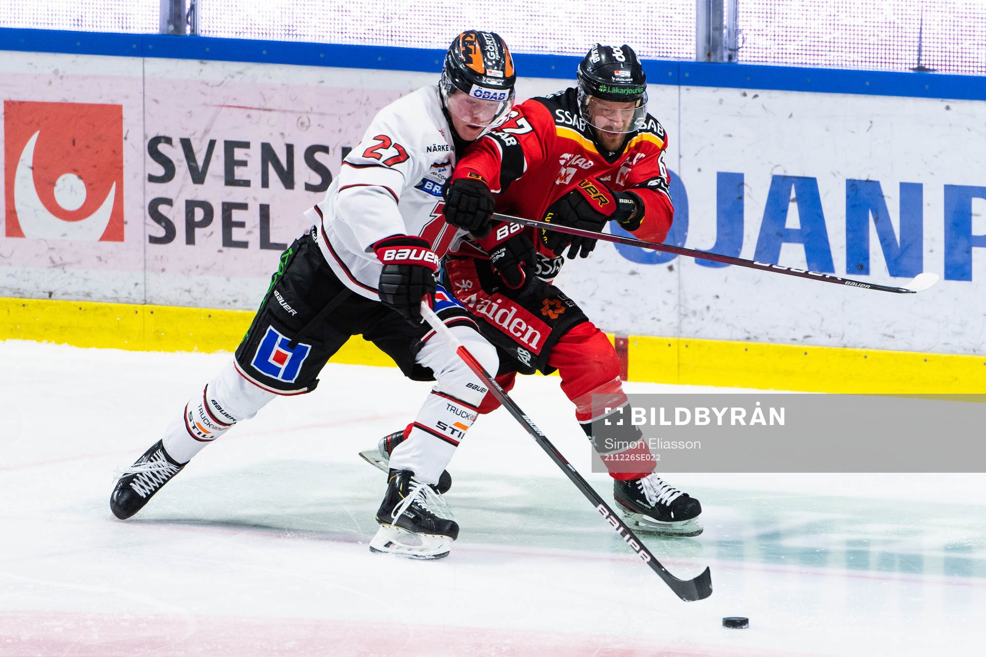 Örebros Simon Forsmark och Luleås Linus Omark