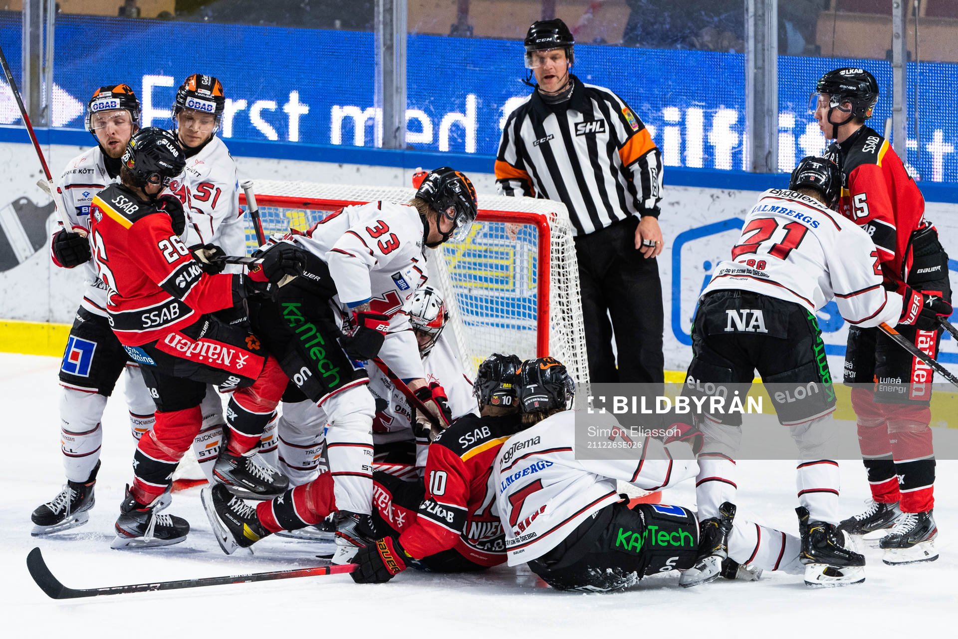Örebros Robin Kovacs, Kristian Näkyvä och Luleås Radek