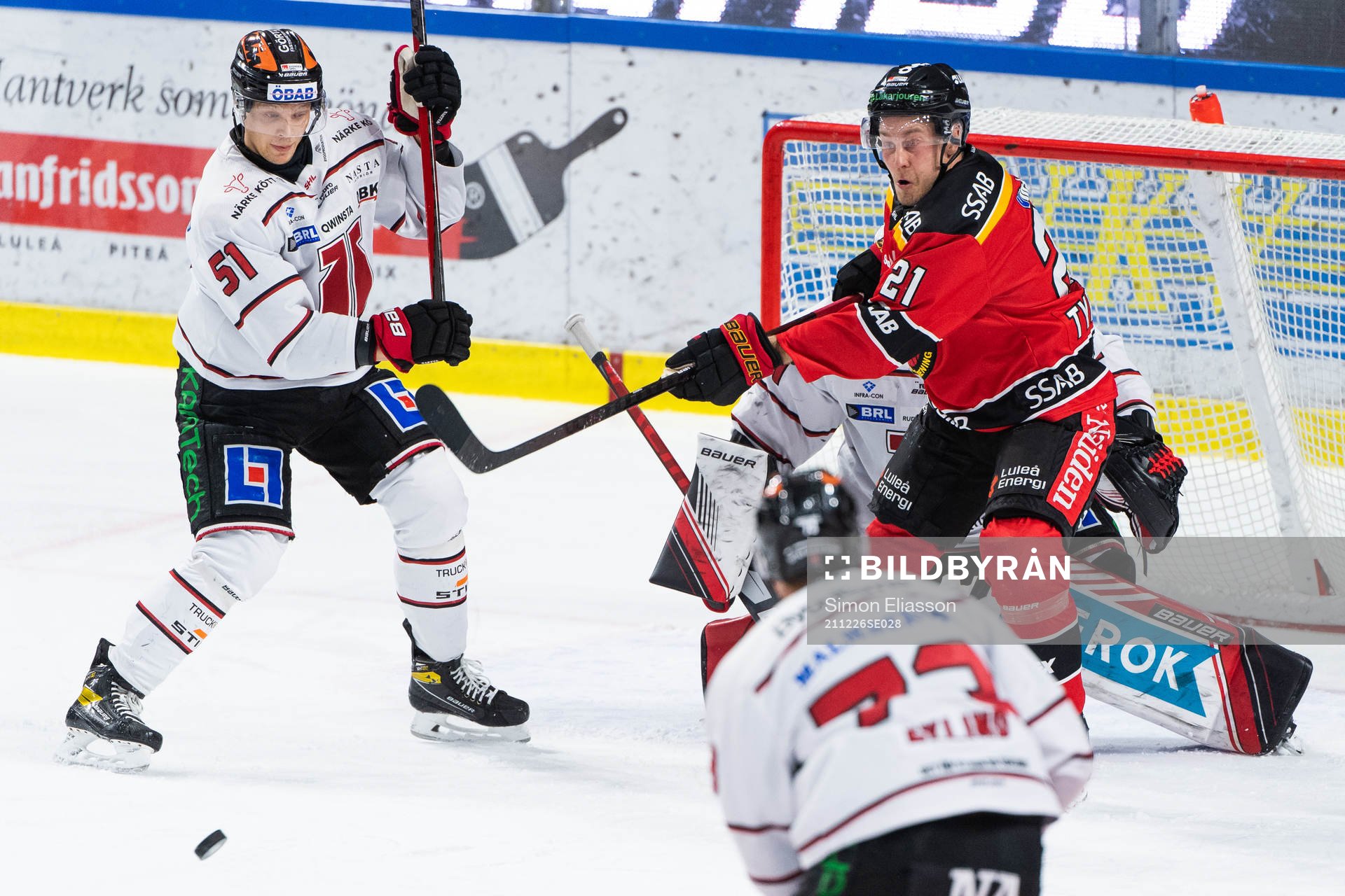 Örebros Kristian Näkyvä och Luleås Juhani Tyrväinen
