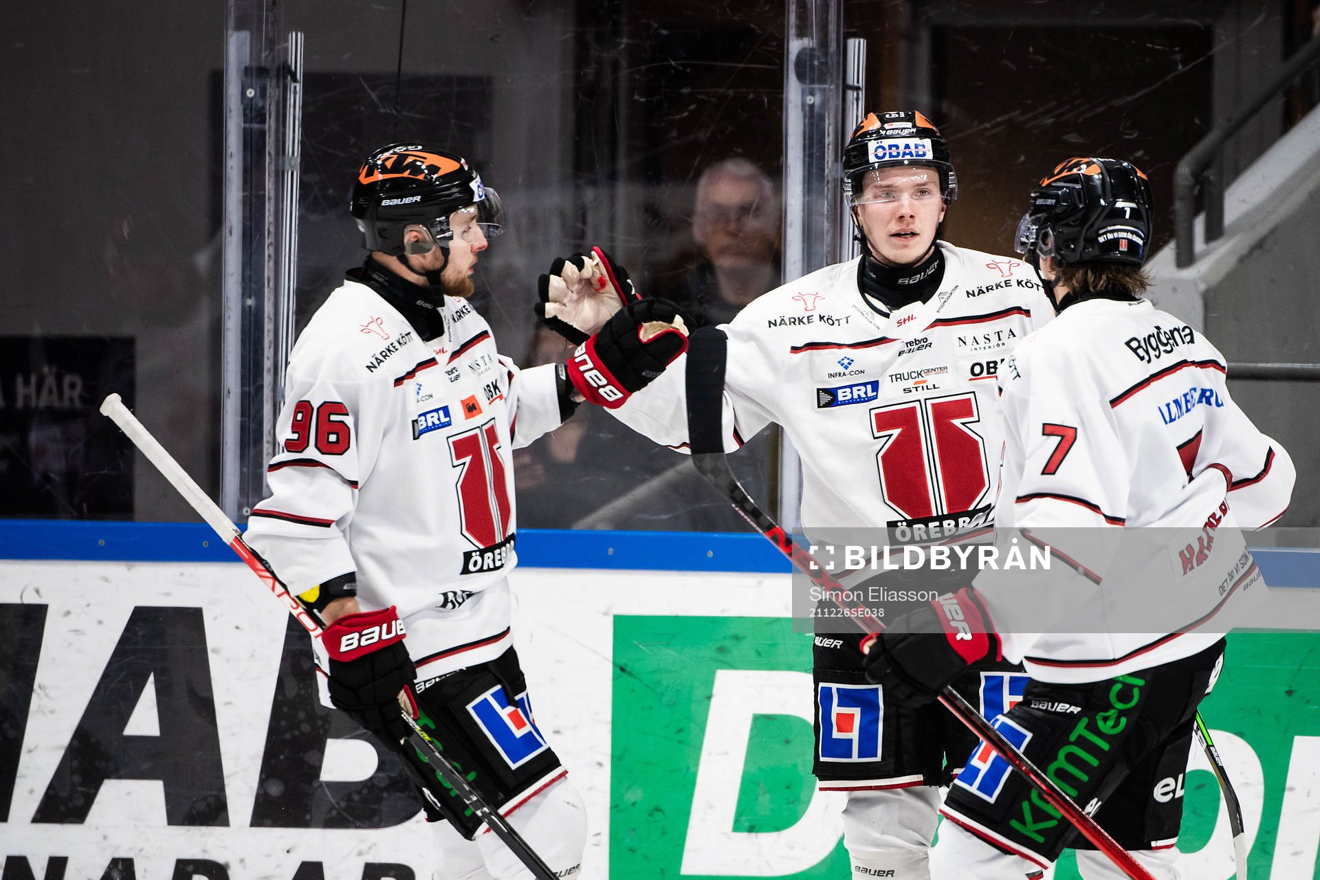 Örebros Robin Kovacs, Linus Öberg och Marcus Hardegård