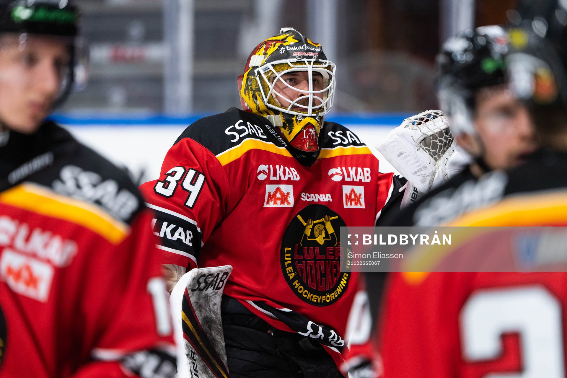 Luleås målvakt Joel Lassinantti