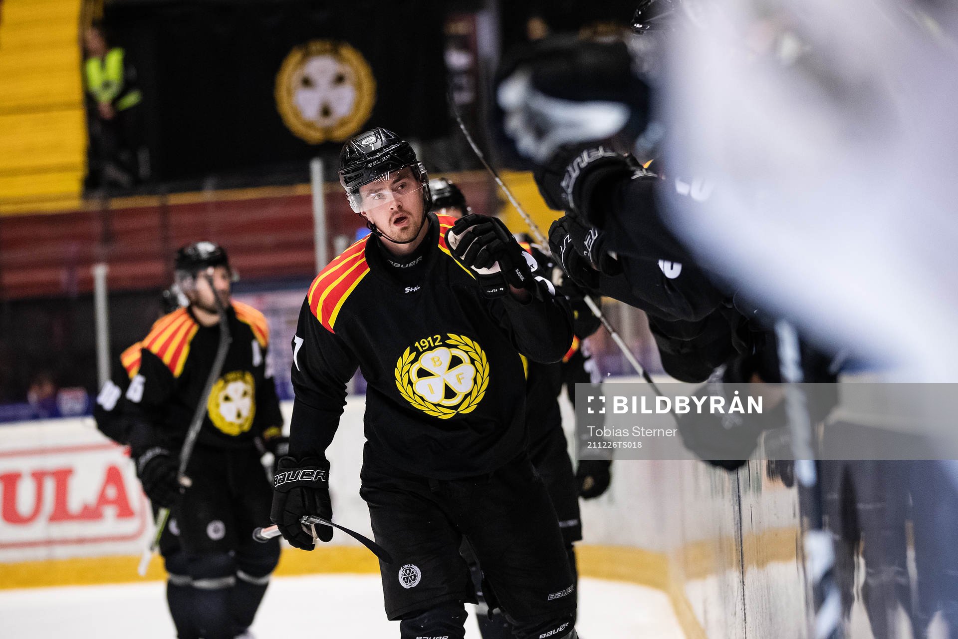 Brynäs Marcus Björk  jublar