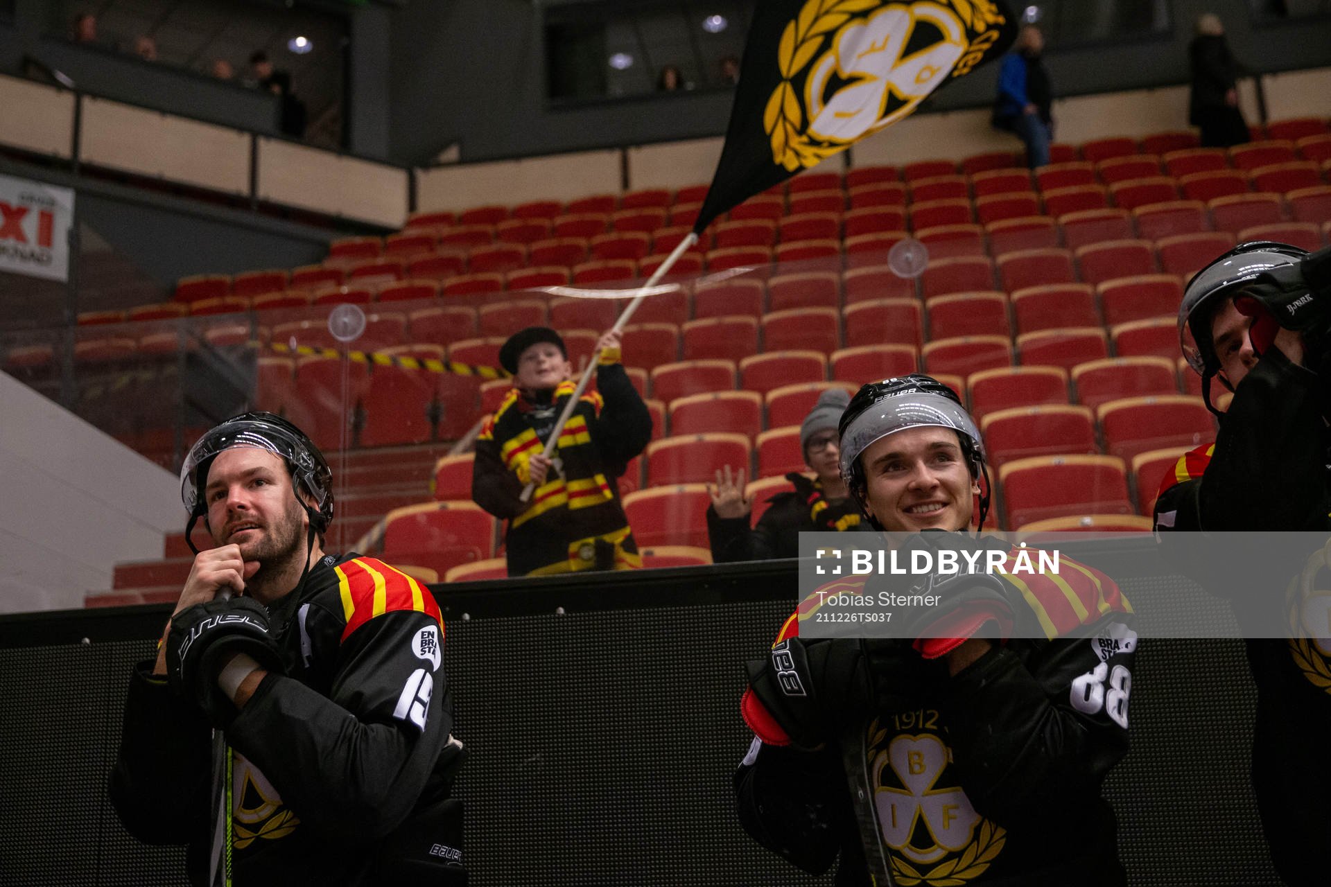 Brynäs Simon Bertilsson och Dmytro Timashov