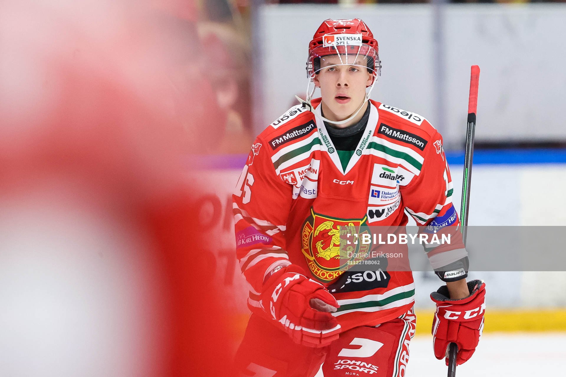 Moras Emil Oksanen jublar