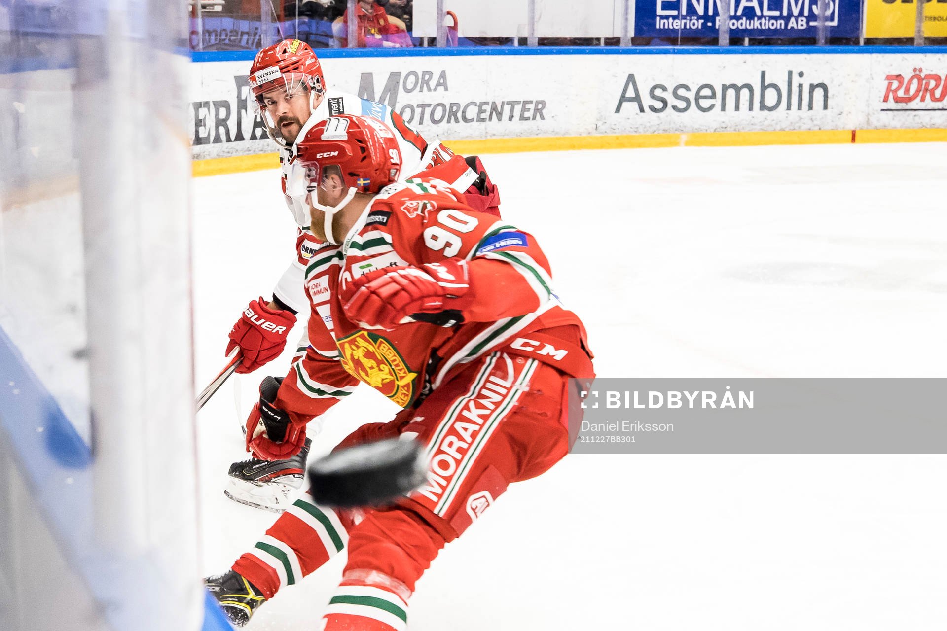 Modos Jesper Dahlroth och Moras Daniel Ljungren