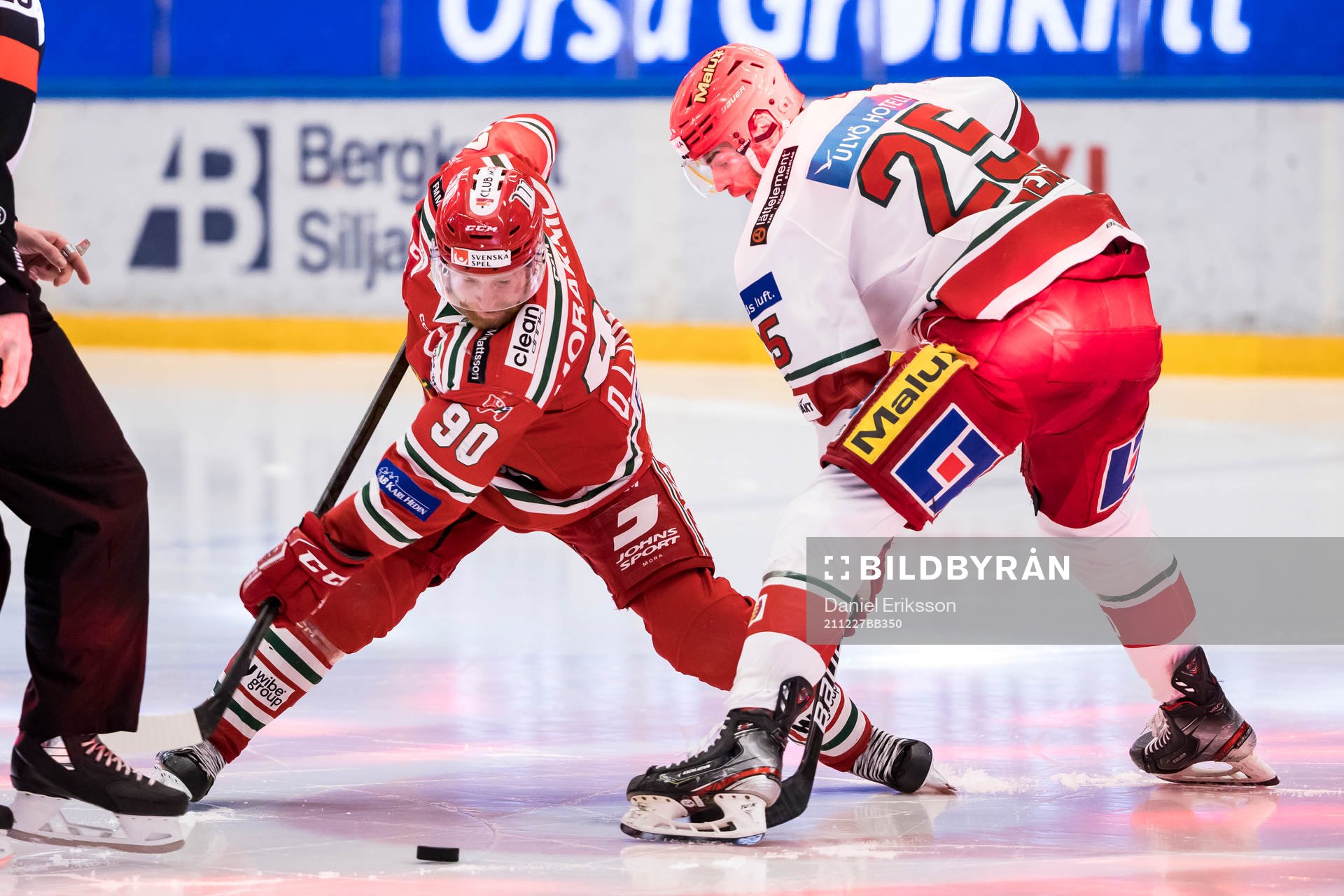 Moras Daniel Ljungren och Modos Sam Vigneault