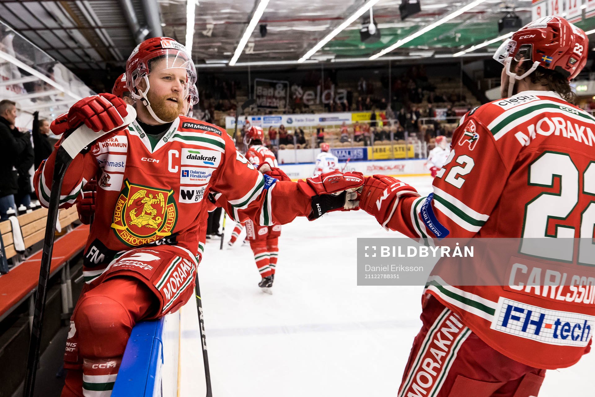 Moras Daniel Ljungren jublar