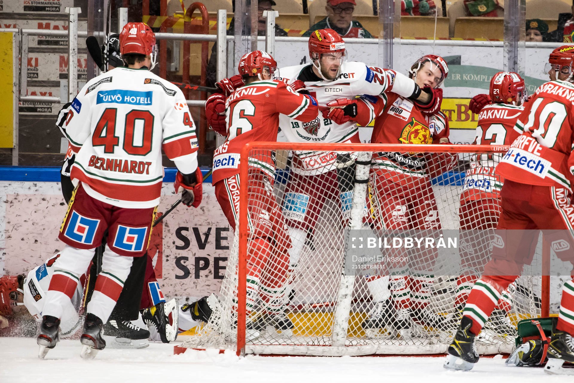 Moras Isac Heens och Modos Emil Wahlberg och Moras Lucas
