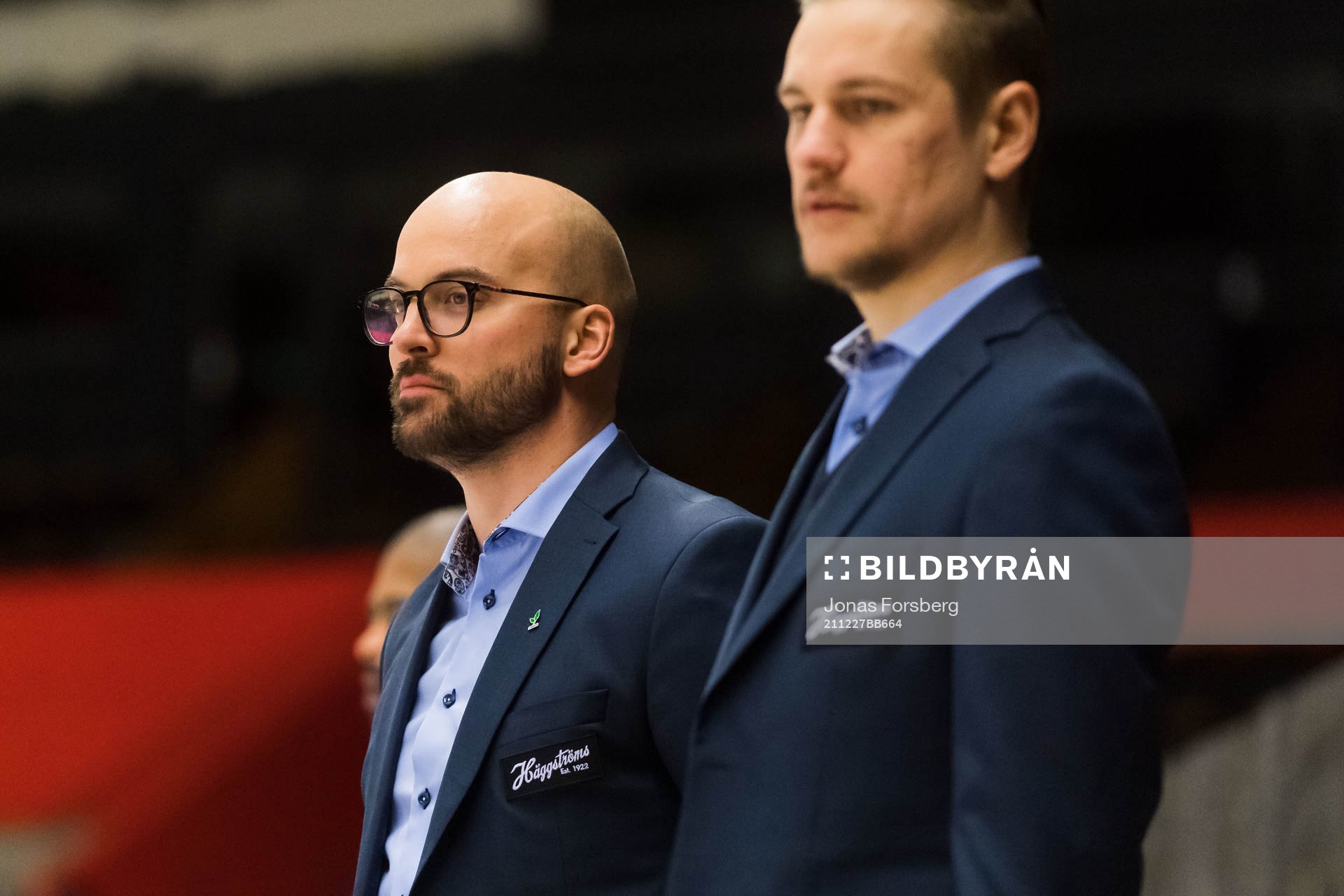 Modos Tränare Björn Edlund och Anton Söderqvist