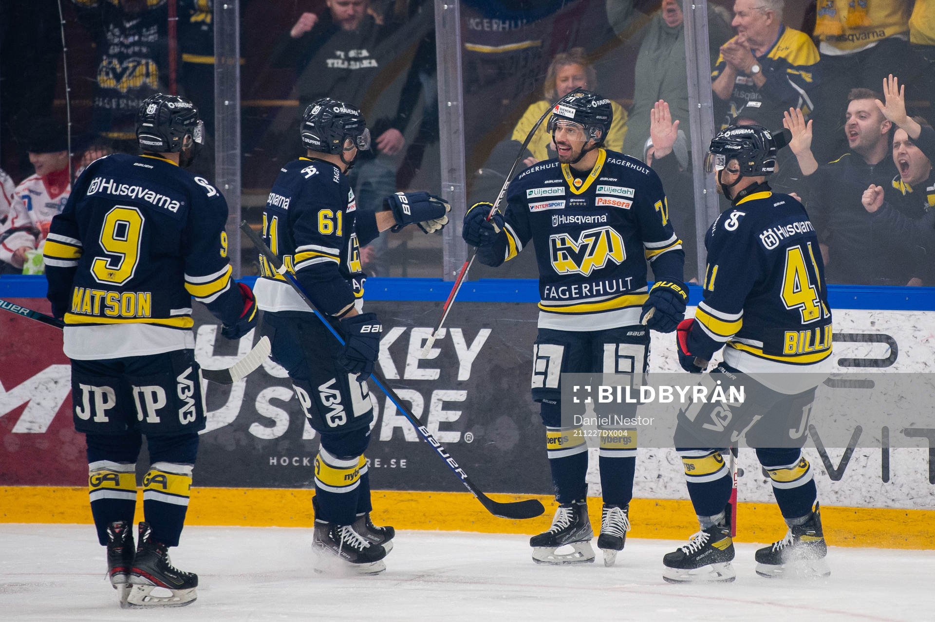 s Taylor Matson, Tommi Huhtala, Tyler Vesel och Chad