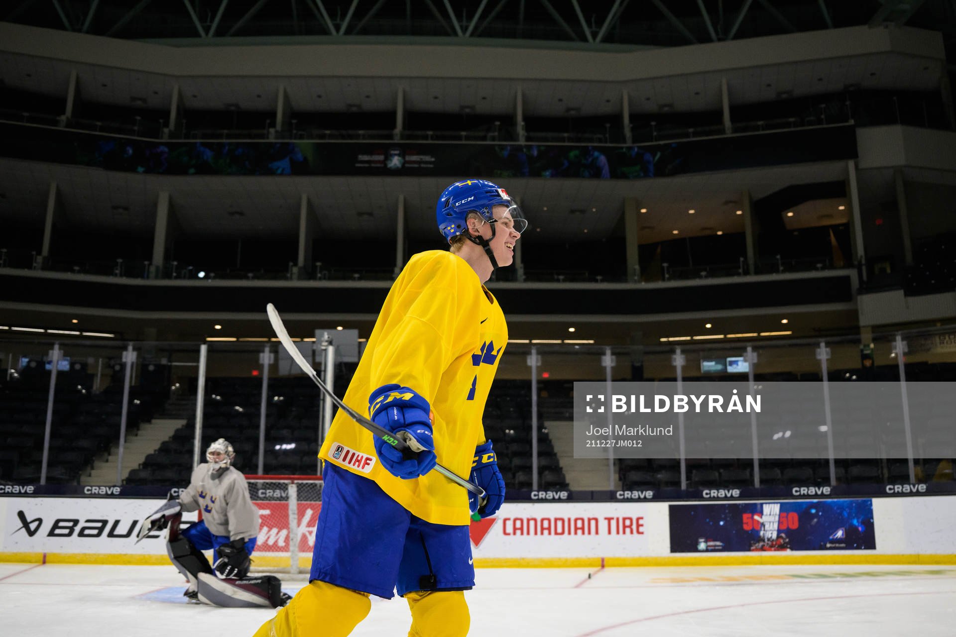 Albert Sjöberg of Sweden at a training session