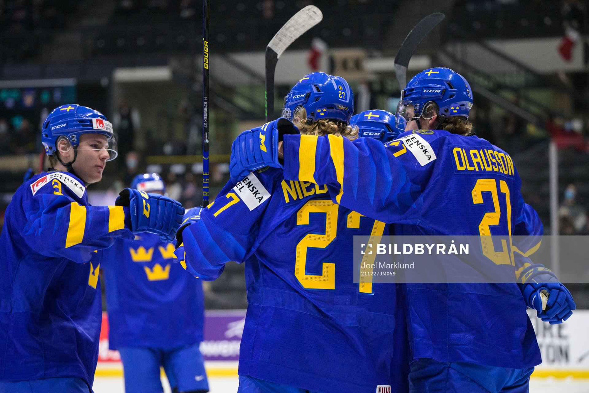 Helge Grans, Theodor Niederbach and Oskar Olausson of