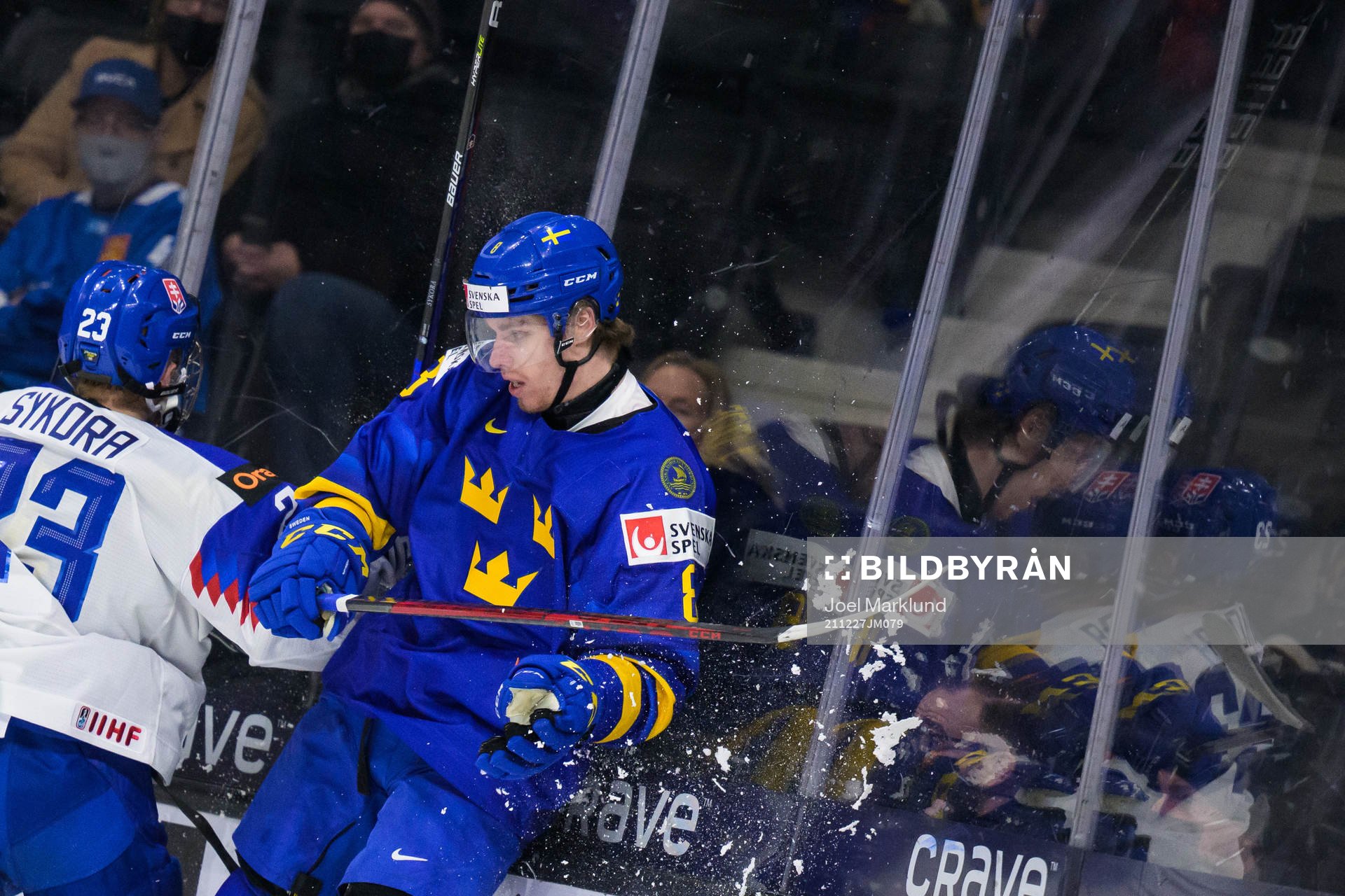 Adam Sykora of Slovakia and Leo Lööf of Sweden
