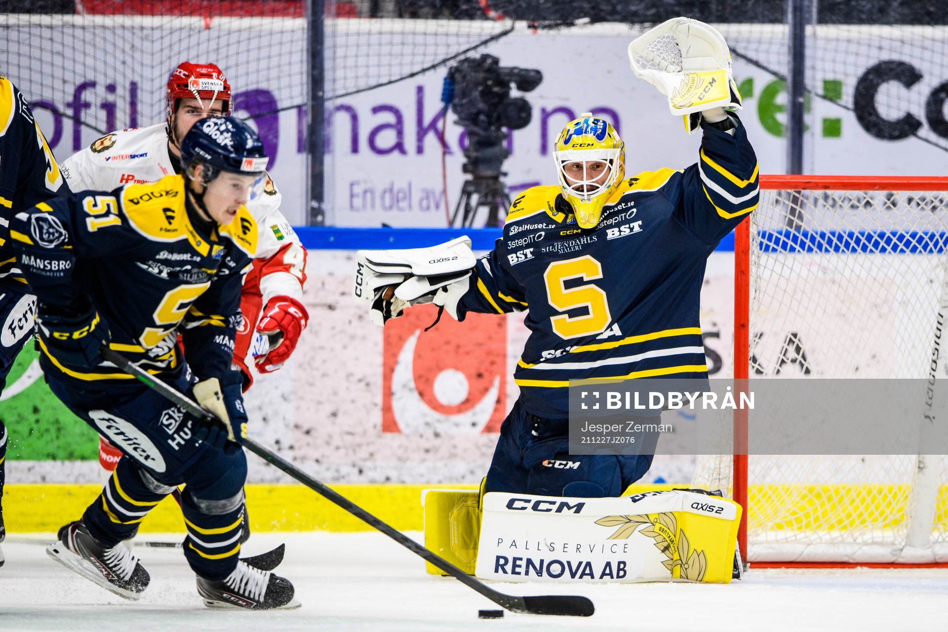 Södertäljes målvakt Fredrik Bergvik