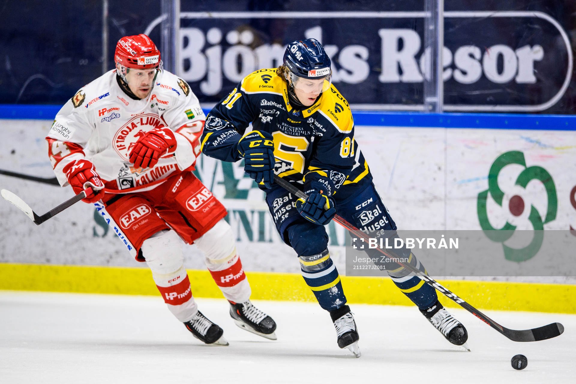 Troja-Ljungbys Joakim Hillding och Södertäljes Emil