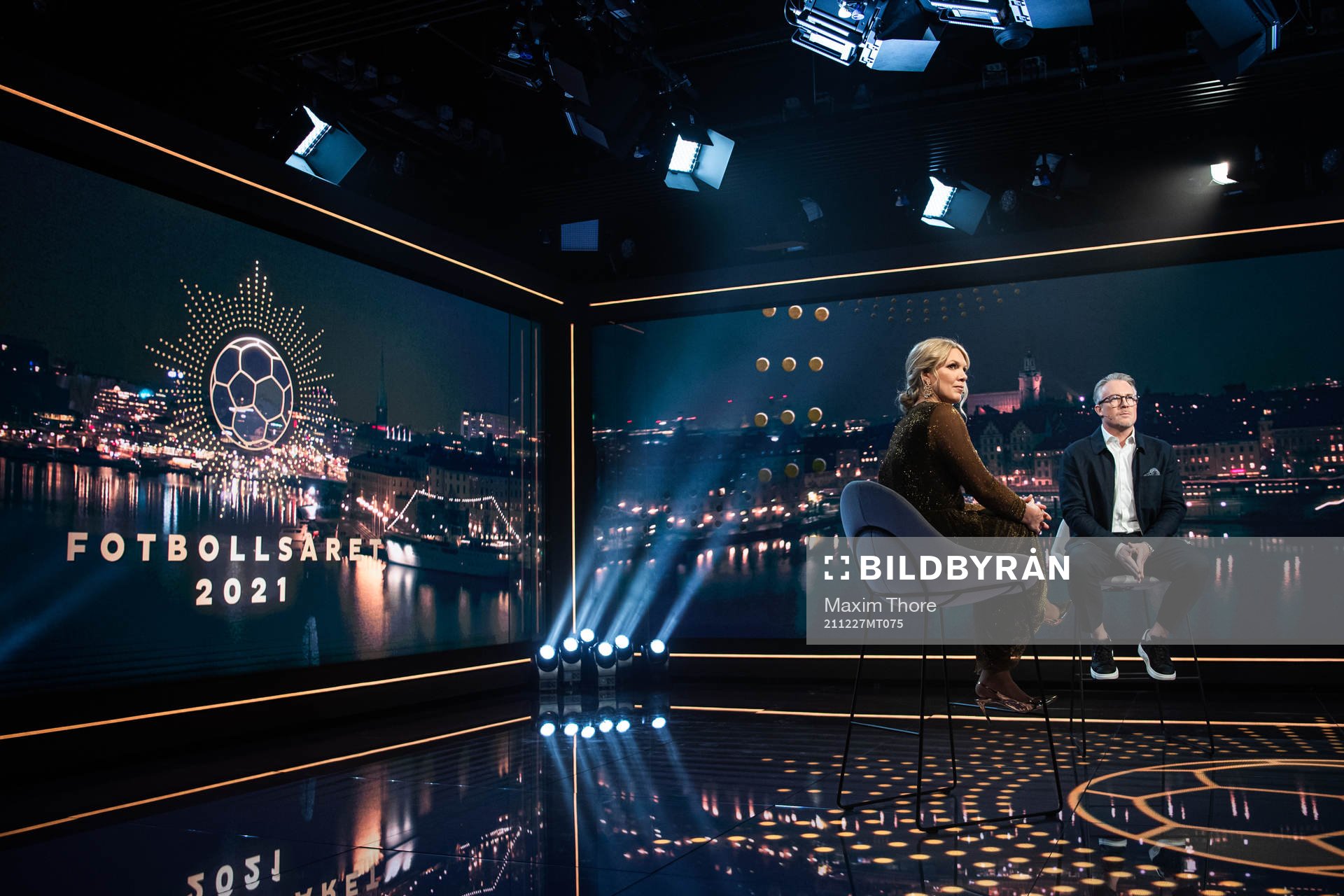 Programledare Anna Brolin och Mattias Tjernström
