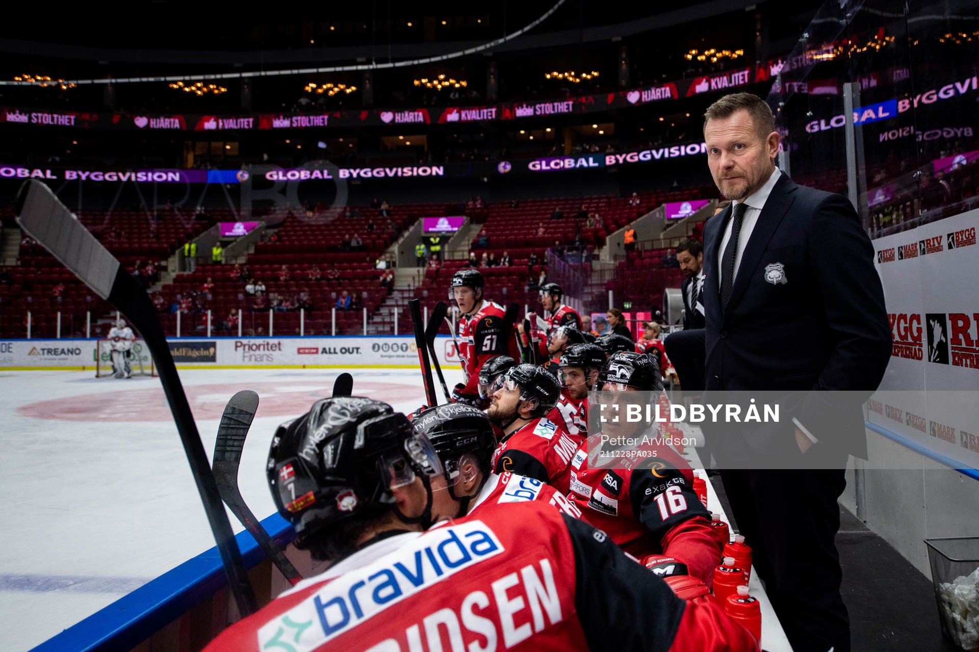 Malmö Redhawks tränare Joakim Fagervall