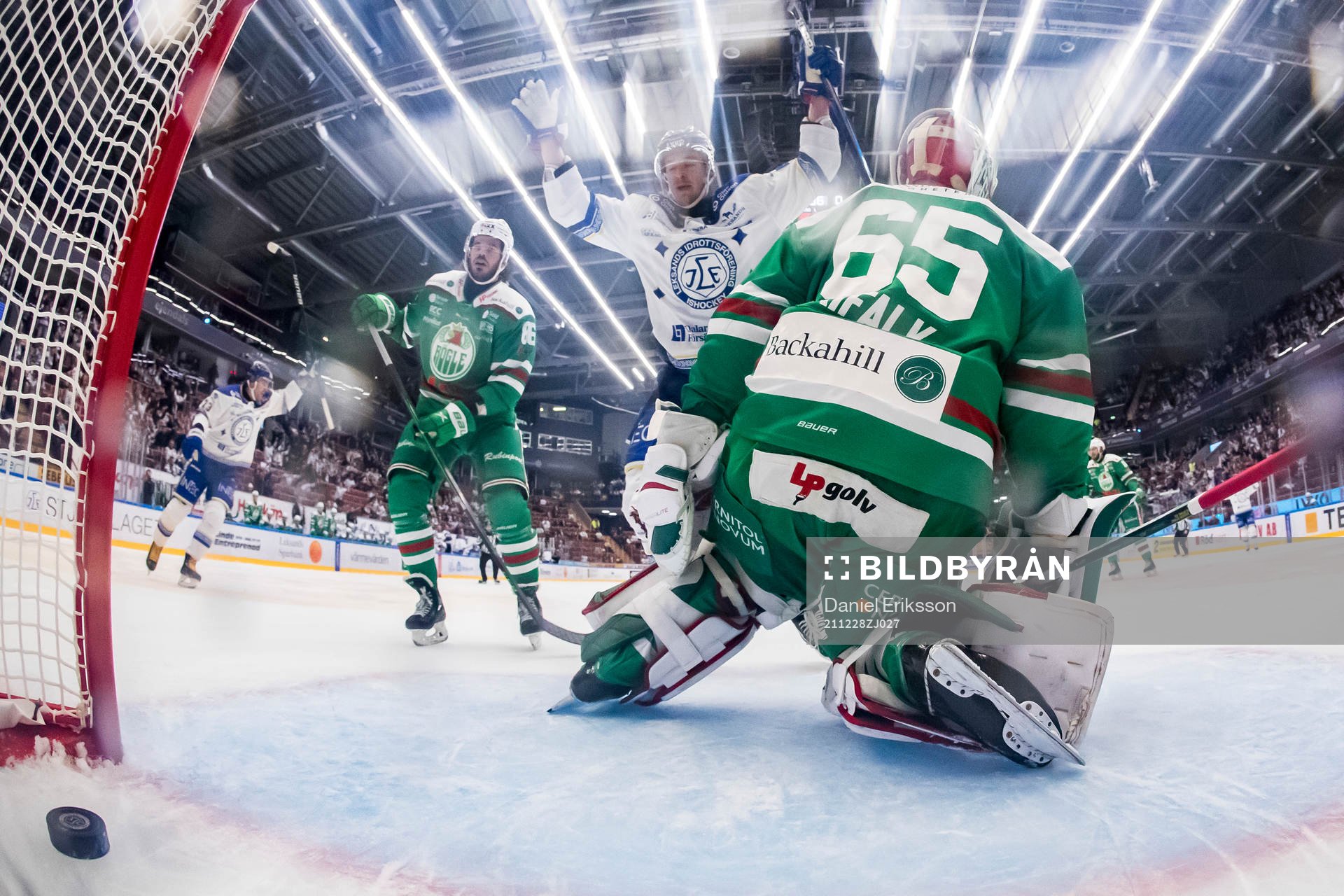 Leksands Carter Ashton jublar
