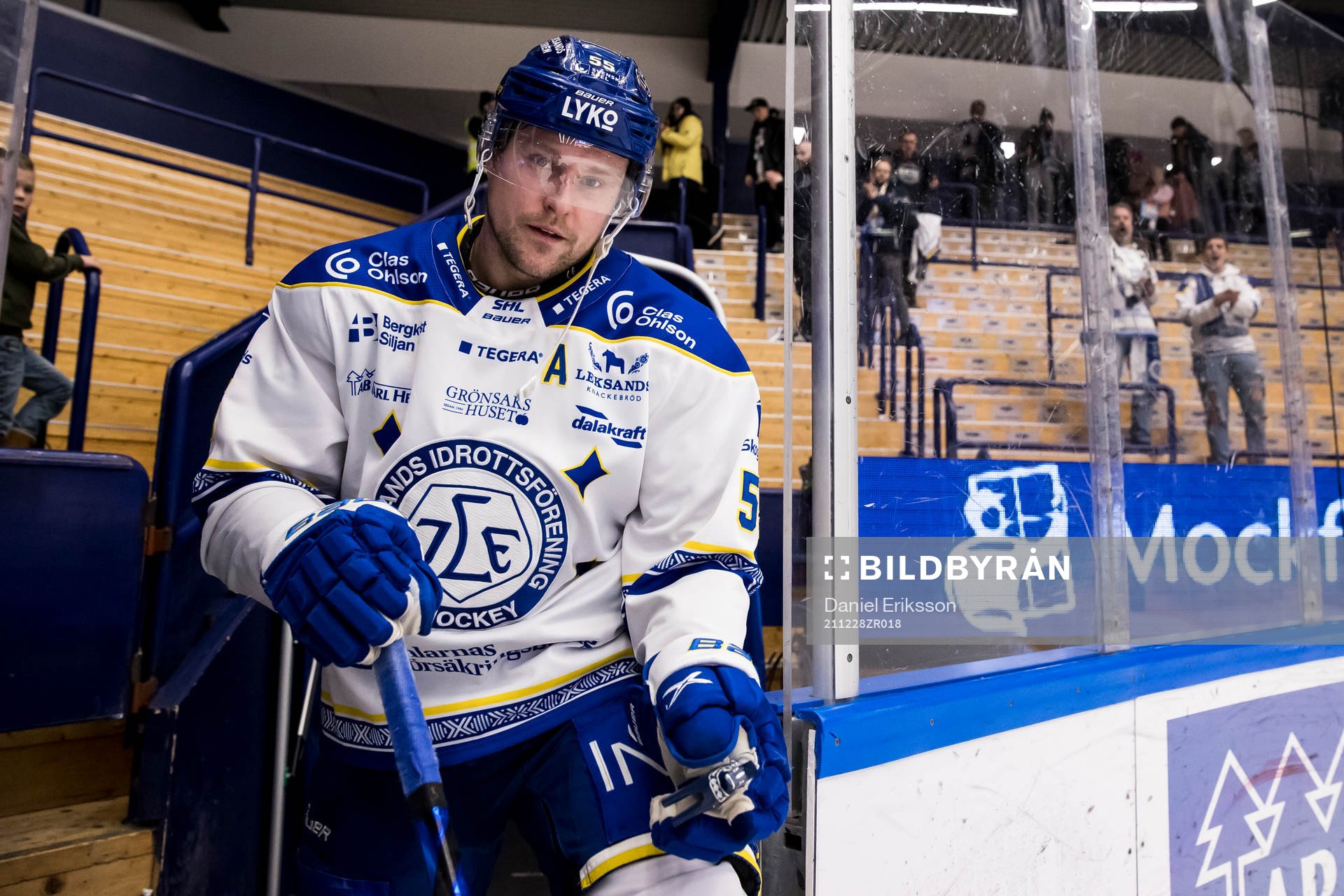Leksands Jonas Ahnelöv utsedd till matchen krigare