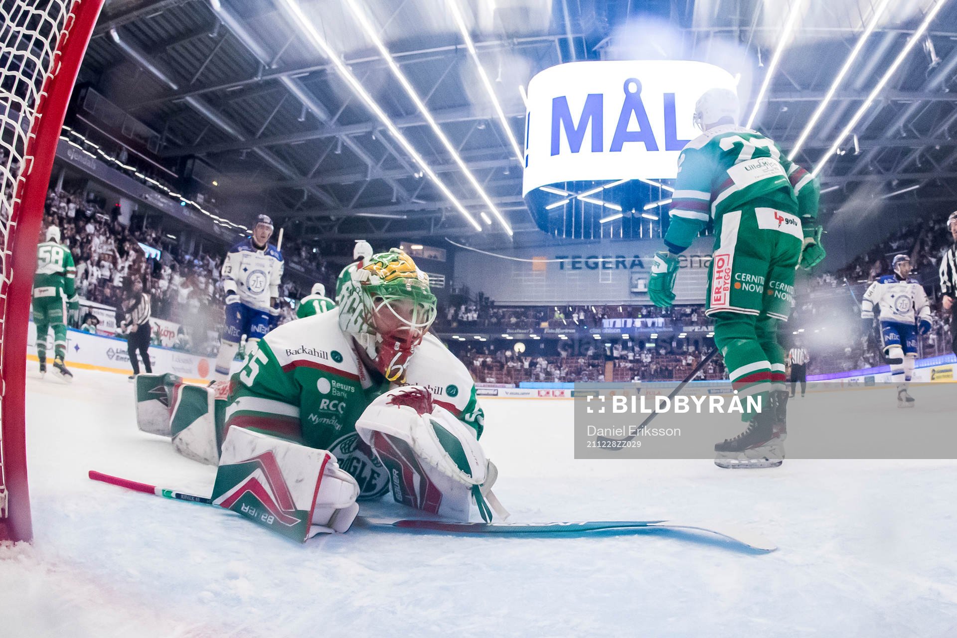 Rögles målvakt Christoffer Rifalk deppar