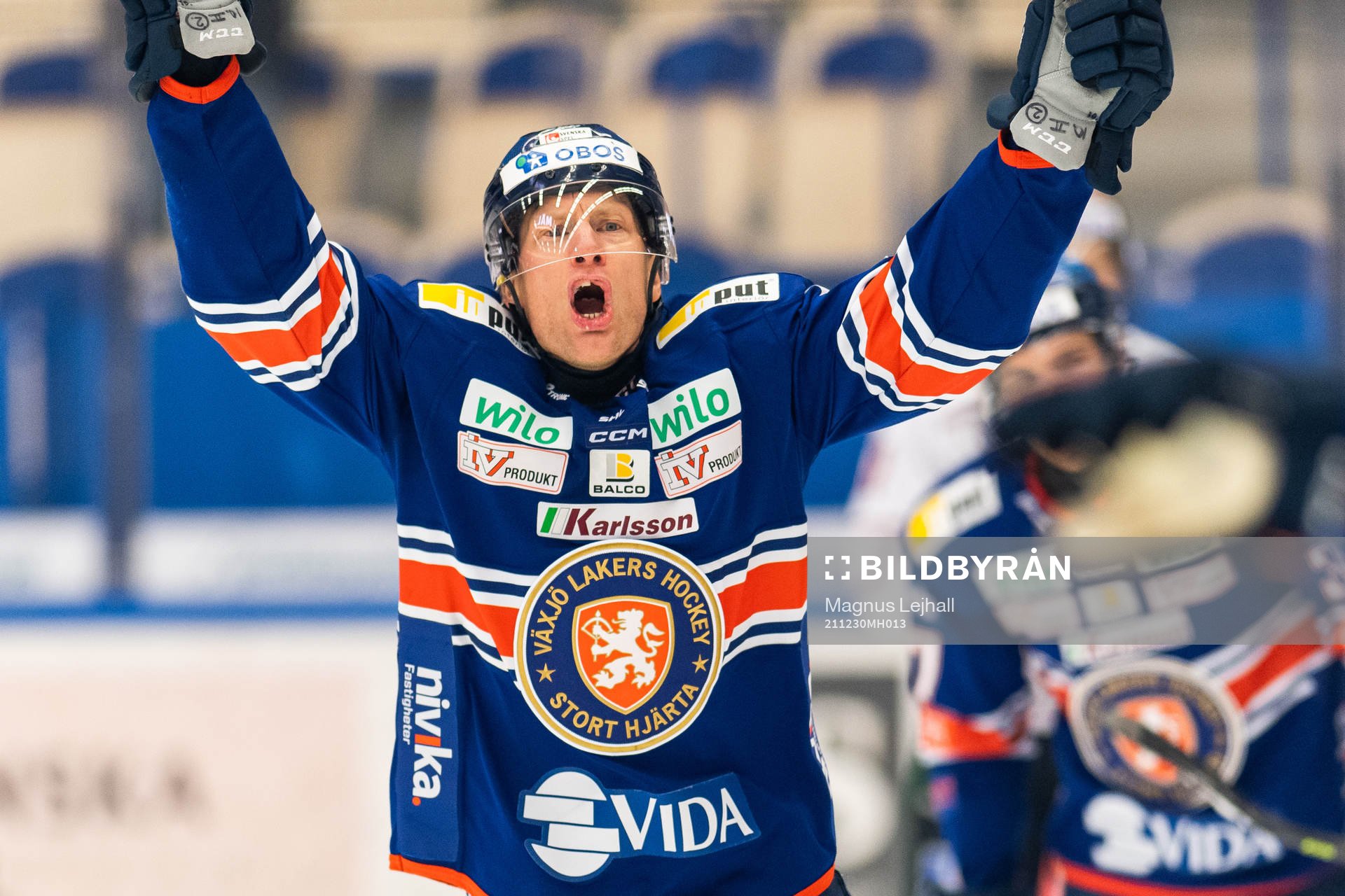 Växjös Richard Gynge jublar