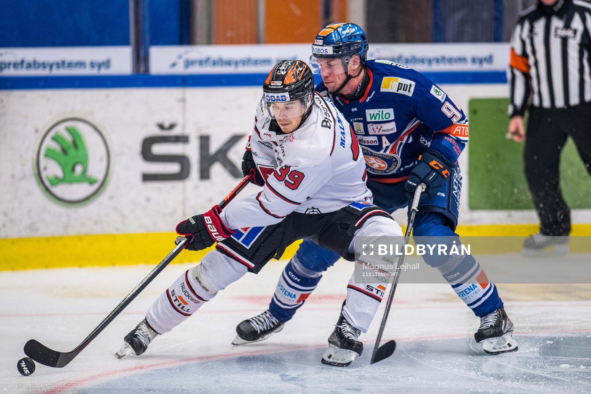 Örebros Joel Mustonen och Växjös Joel Persson