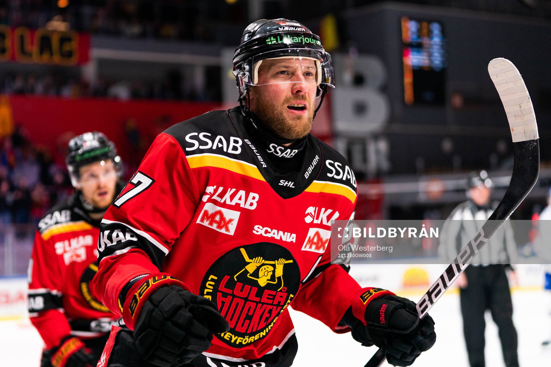 Luleås Linus Omark jublar
