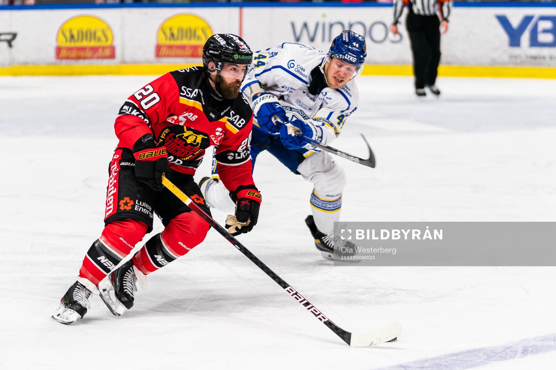 Luleås Jack Connolly och Leksands Ashton Carter
