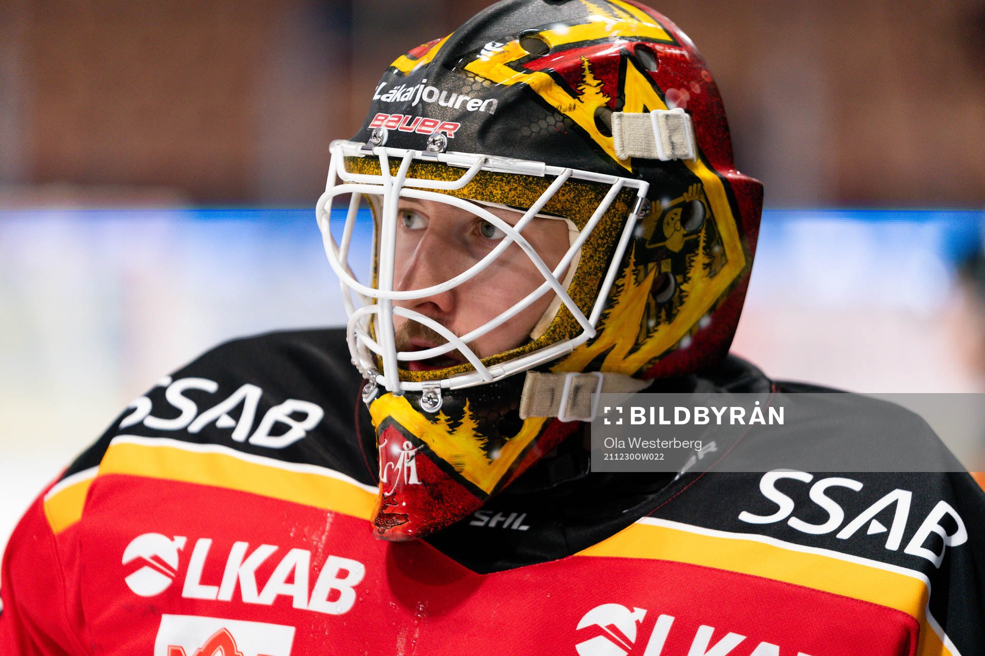 Luleås målvakt Joel Lassinantti