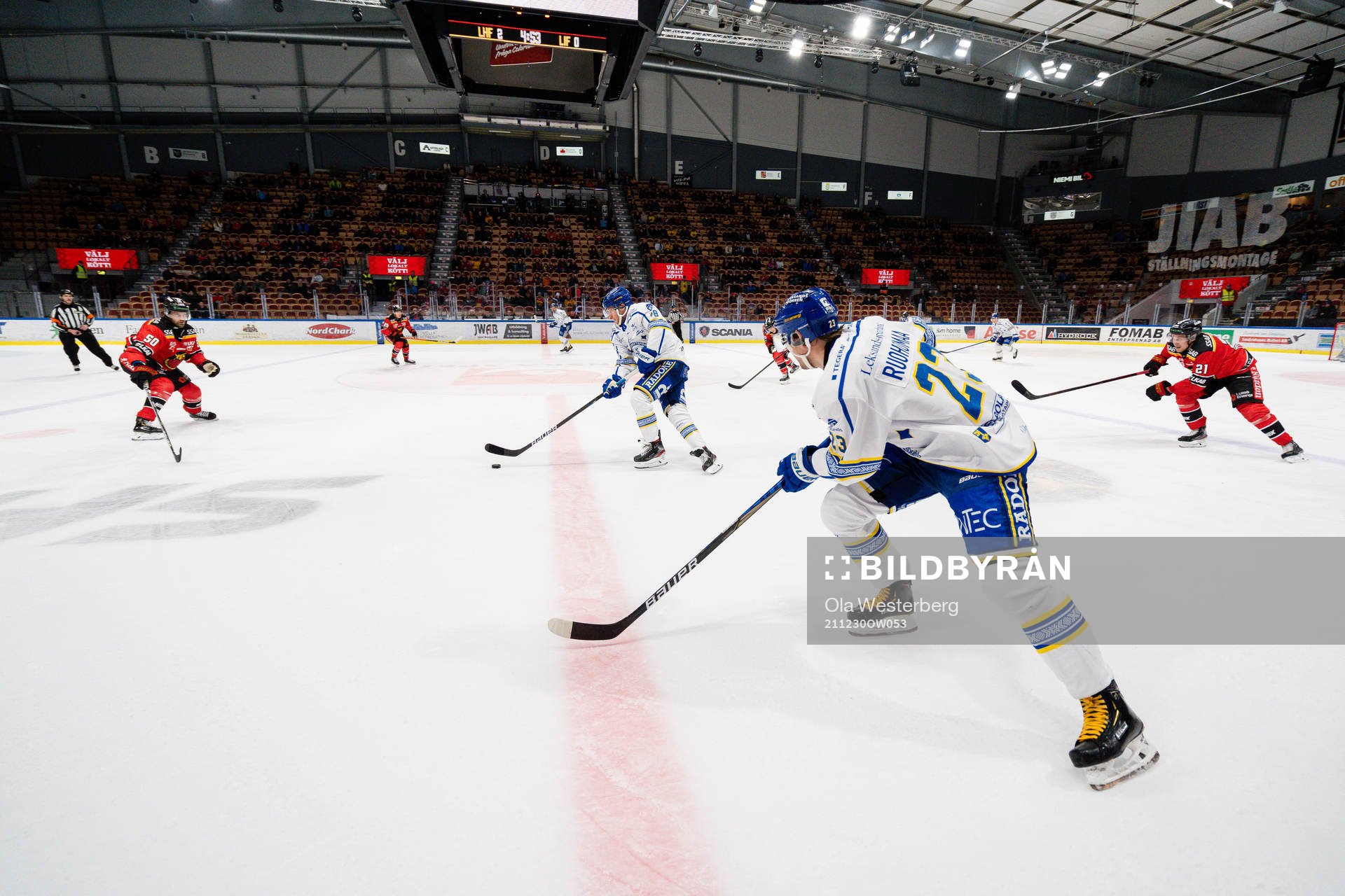Leksands Justin Glenn Kloos och Mikael Ruohomaa