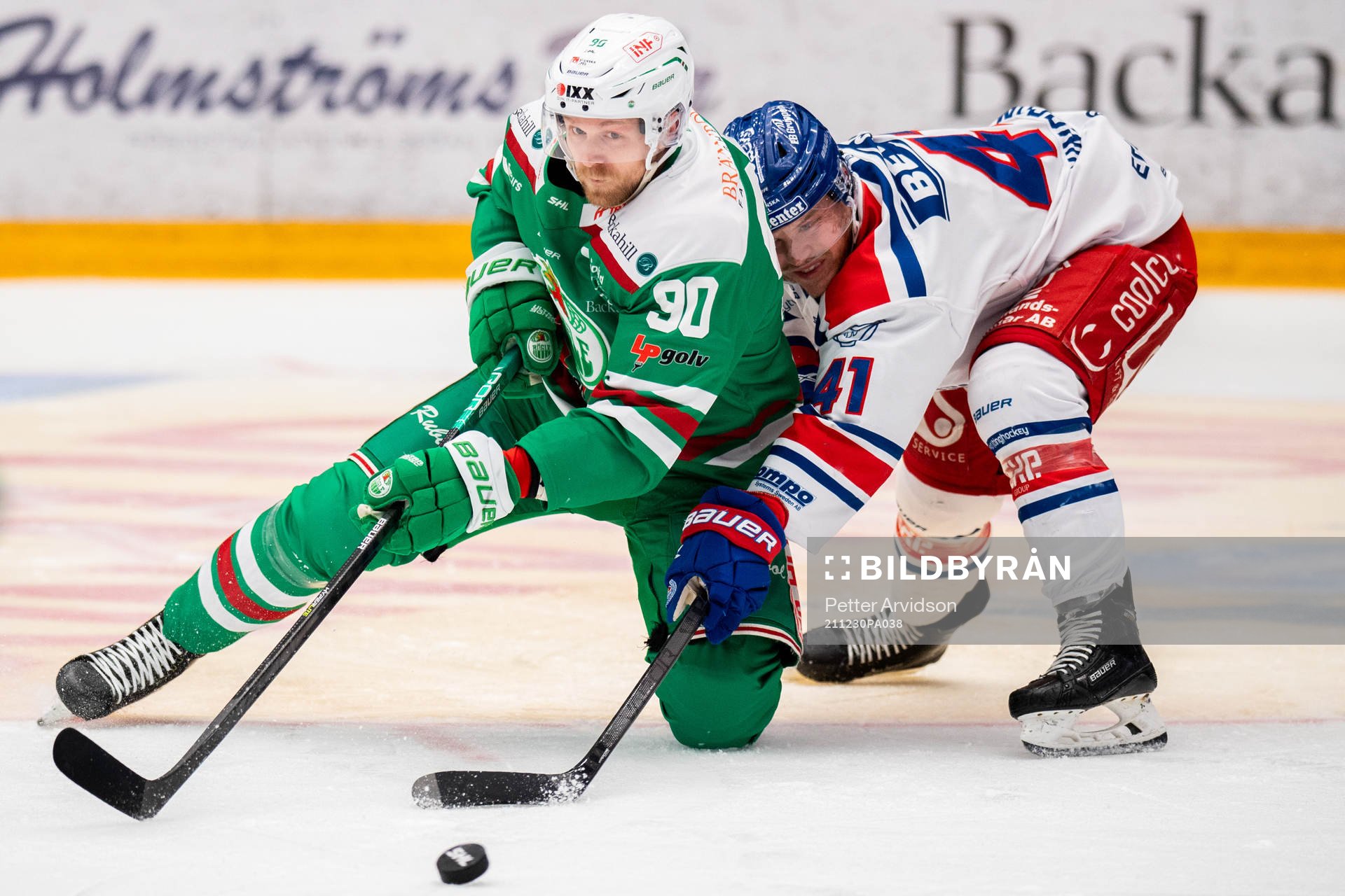 Rögles Ted Brithén och Oskarshamns Johan Johnsson
