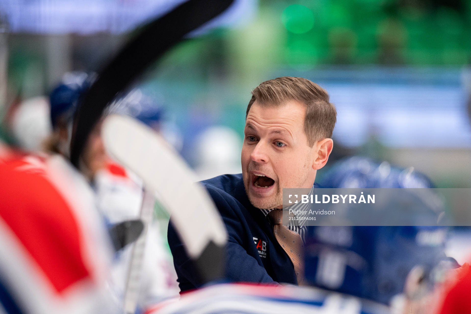 Oskarshamns tränare Martin Filander