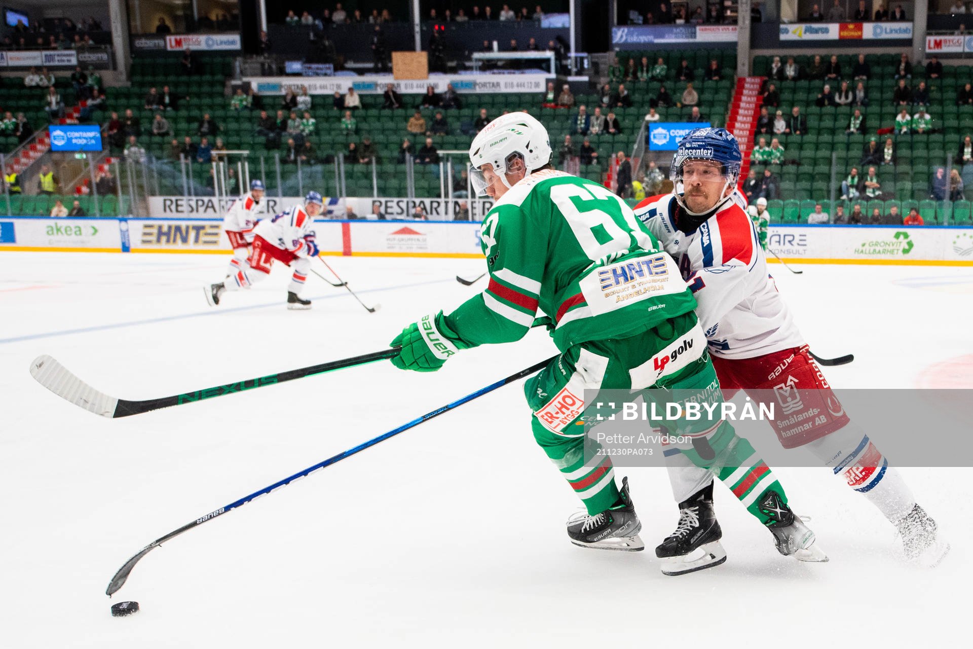 Oskarshamns Brian Cooper och Rögles Leon Bristedt
