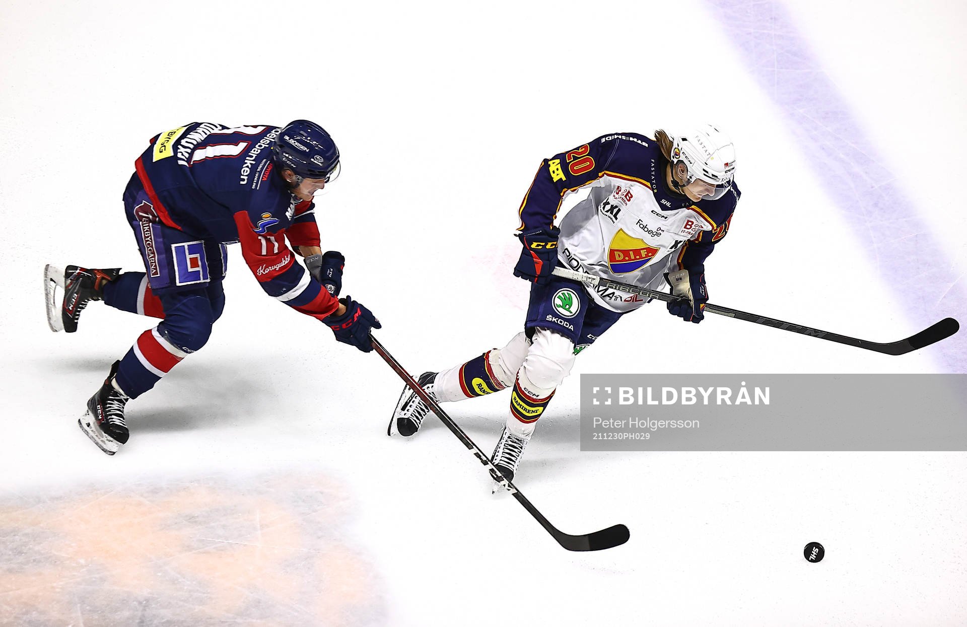 Linköpings Henrik Törnqvist och Djurgårdens Marcus