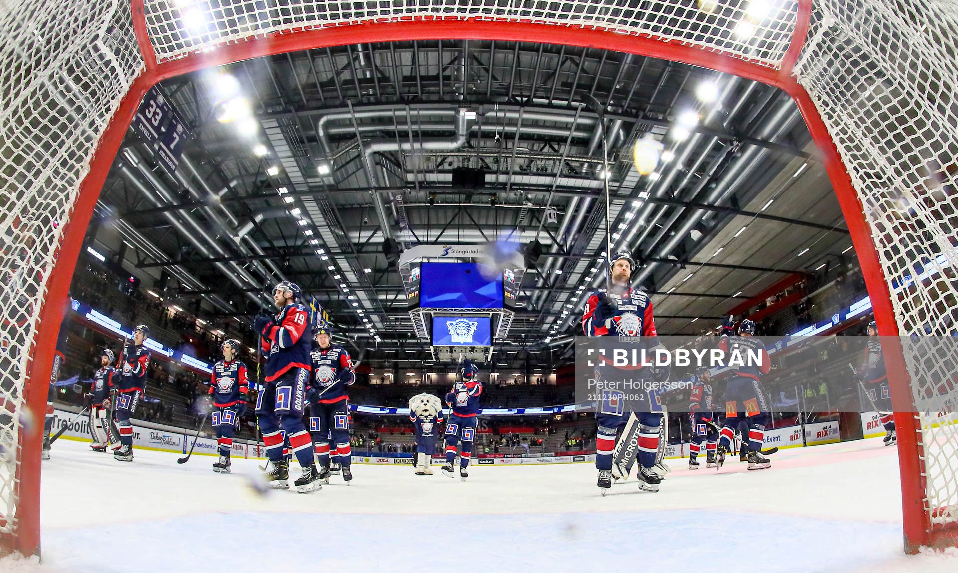 Linköpings spelare jublar