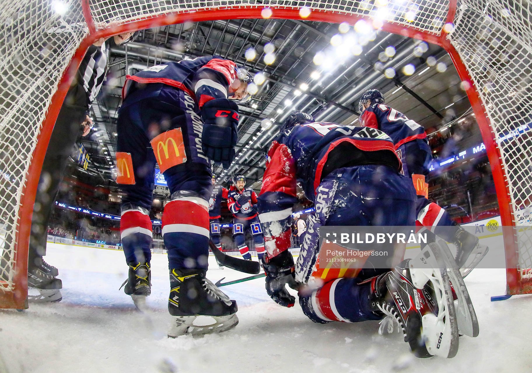 Efter mål 4-0 av Linköpings Markus Ljungh