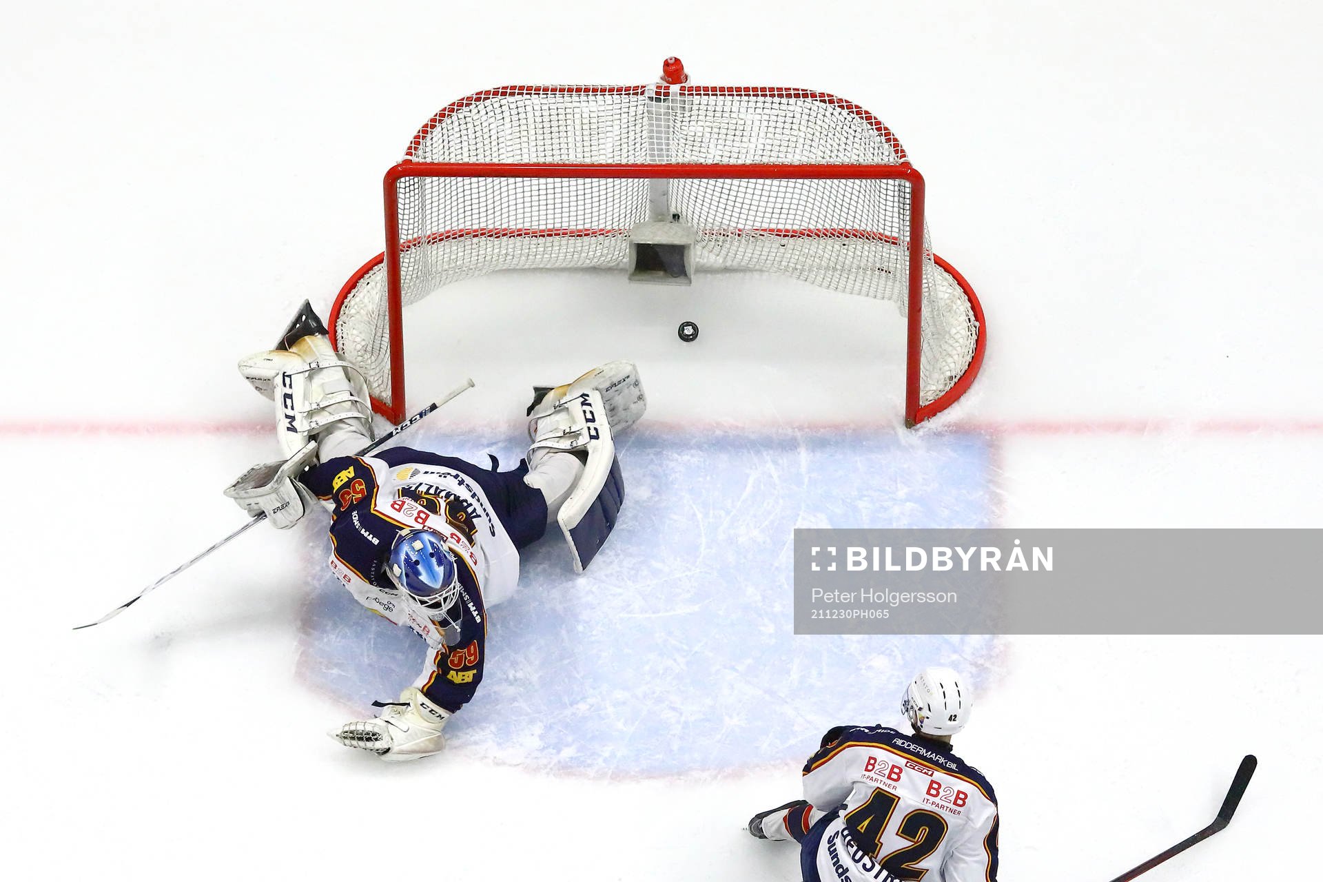 Mål 3-0 förbi Djurgårdens målvakt Mantas Armalis