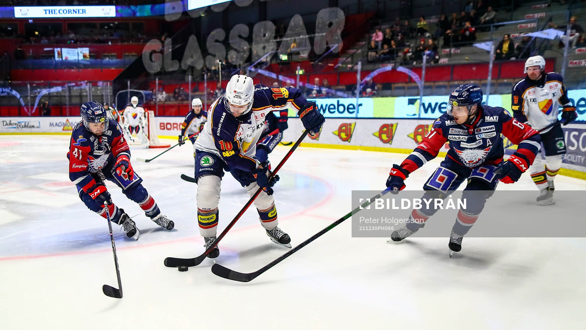 Linköpings Broc Little, Djurgårdens Niclas Bergfors och