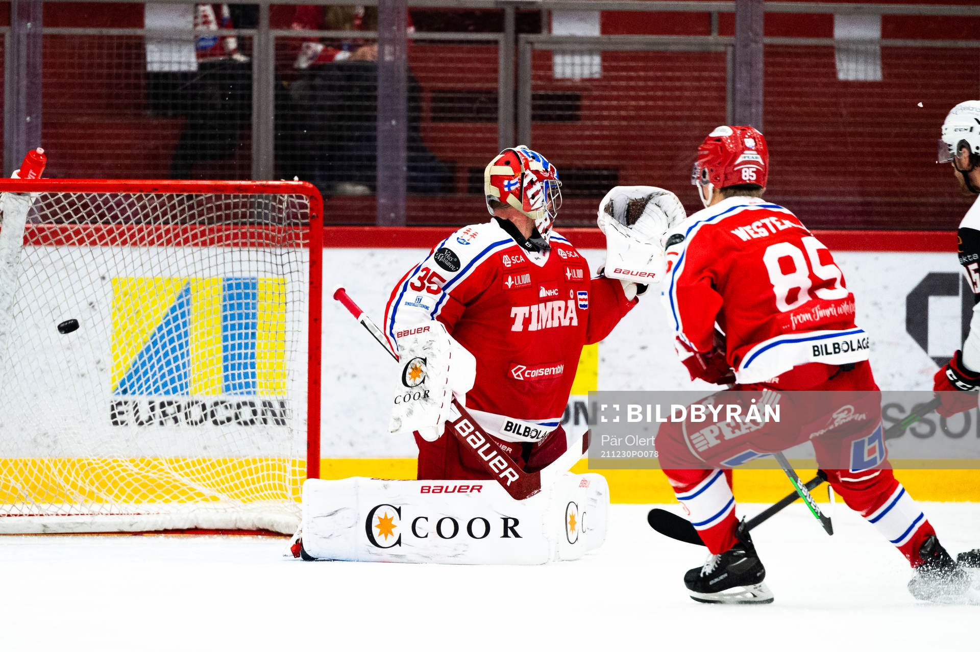 Malmö Redhawks Carl Persson gör 1-4 bakom Timrås