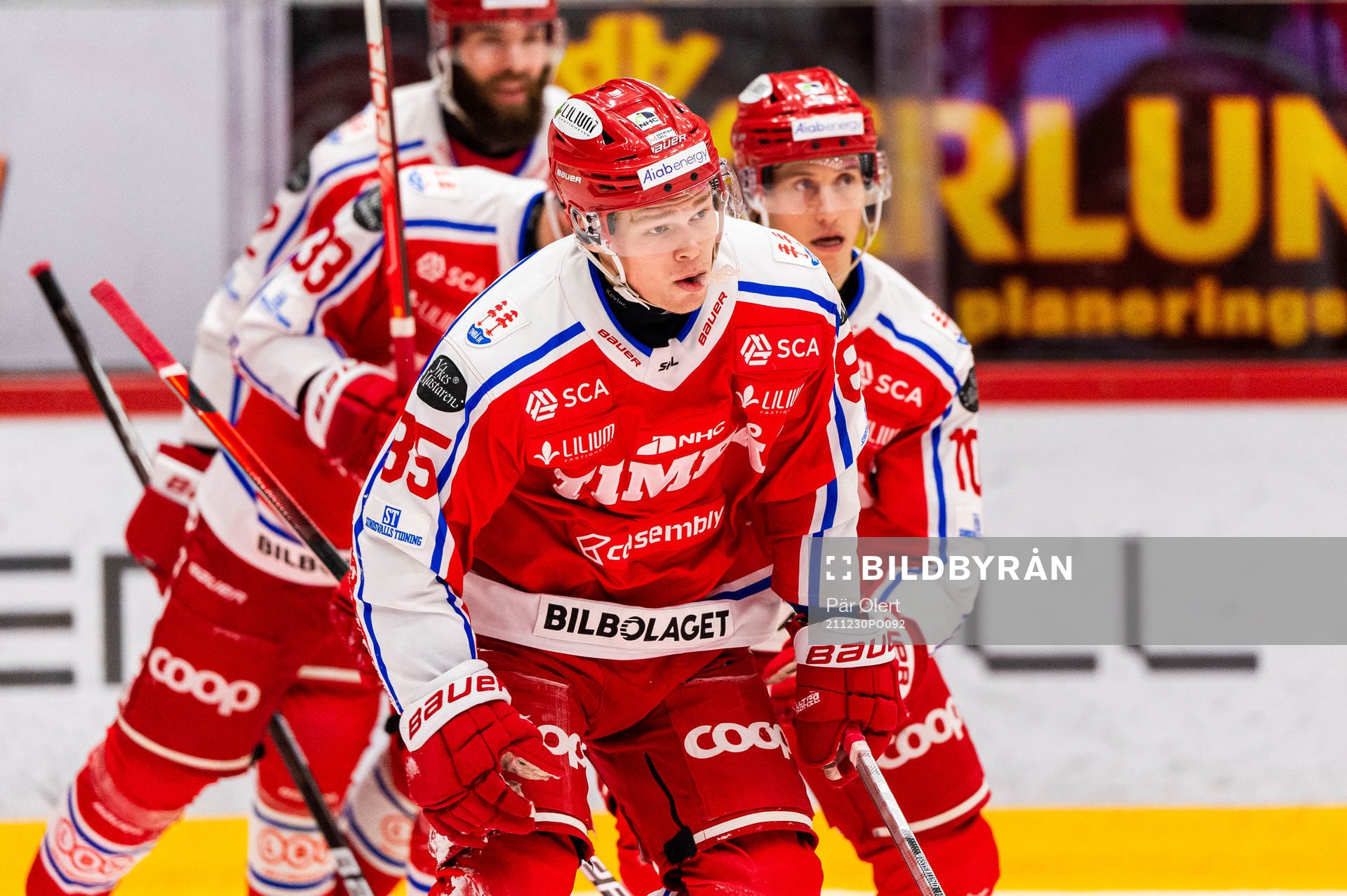 Timrås Filip Westerlund jublar