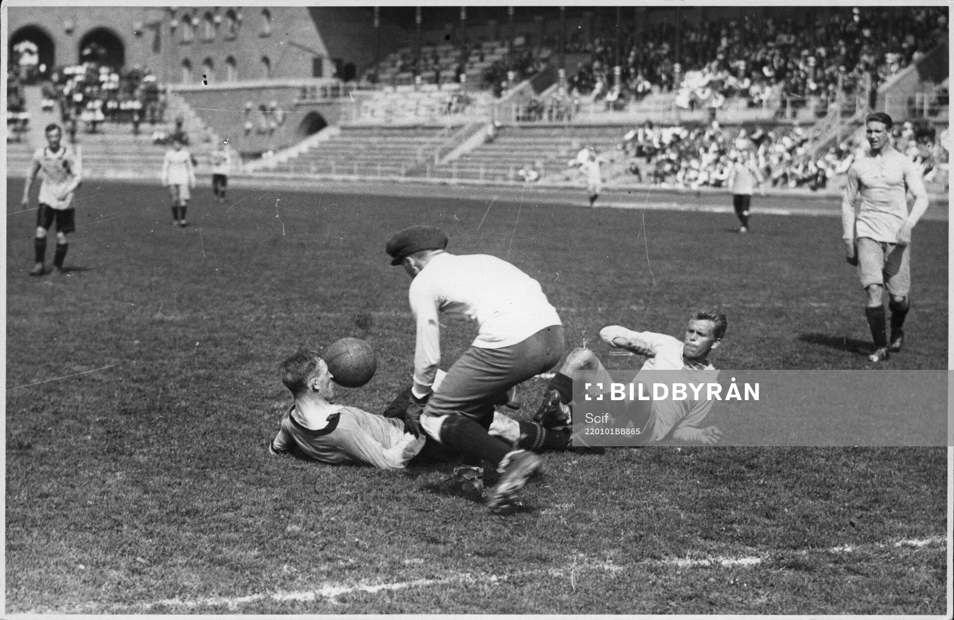 Fotboll, Stockholm - Södermanland. 1922, Stockholm