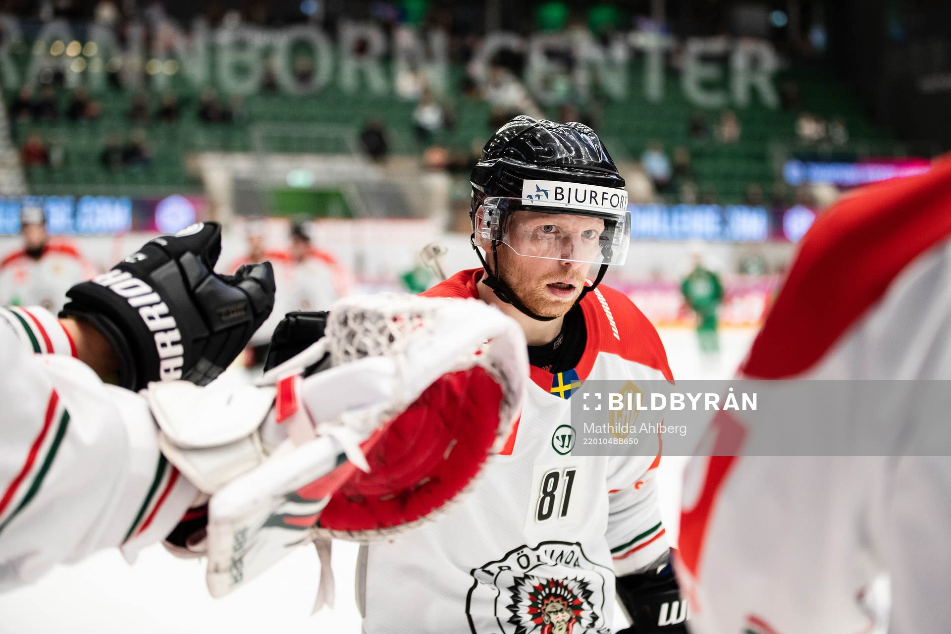 Ryan Lasch of Frölunda celebrates