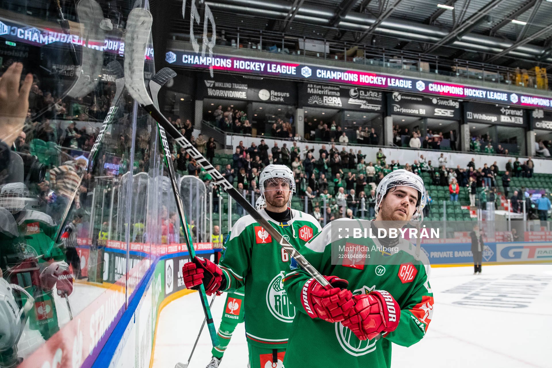 Philip Granath of Rögle celebrates