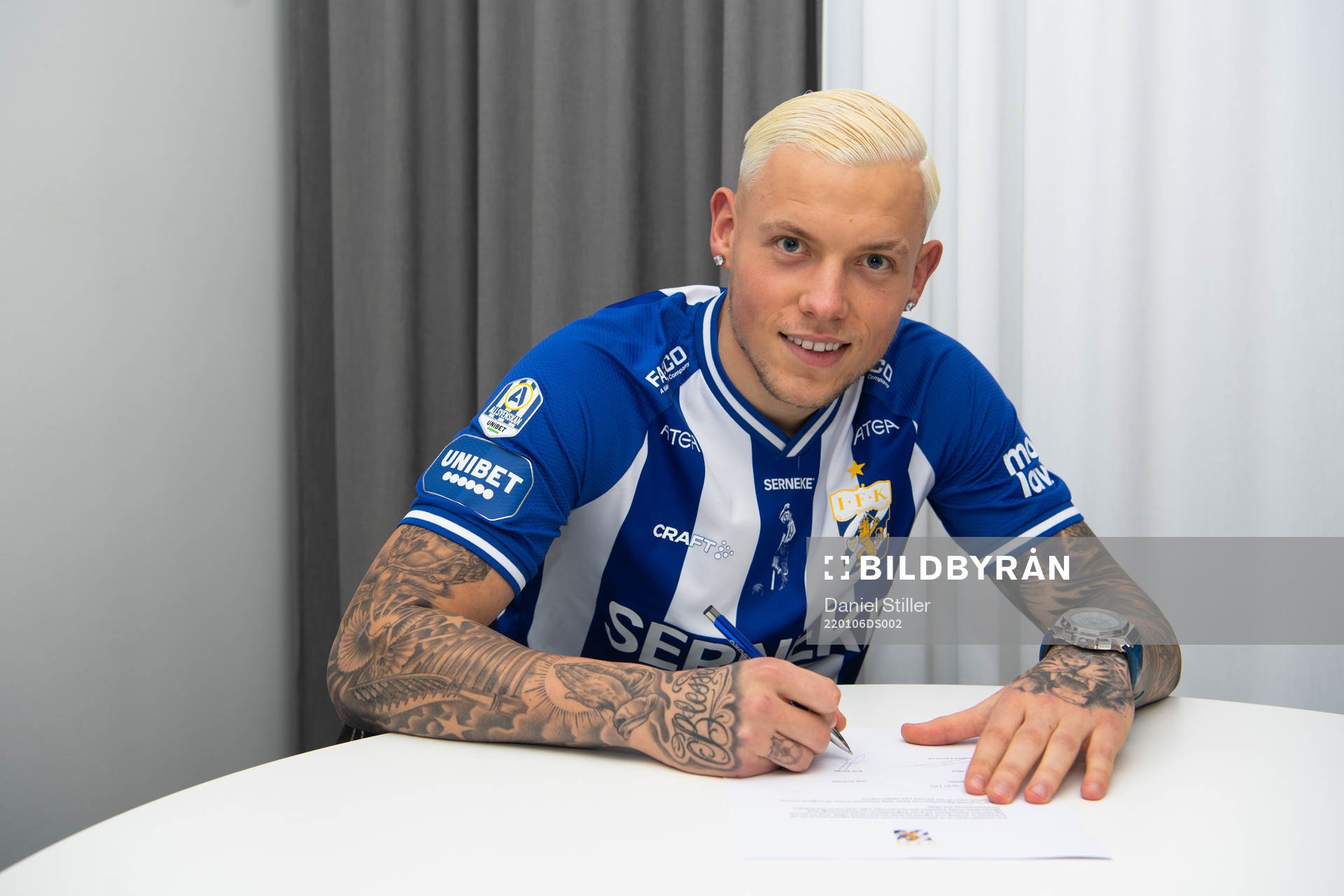 IFK Göteborgs nyförvärv Erik Sorga signerar kontrakt