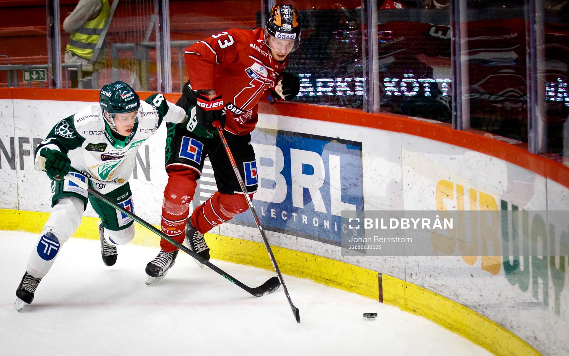 Färjestads Anton Berglund och Örebros Christopher