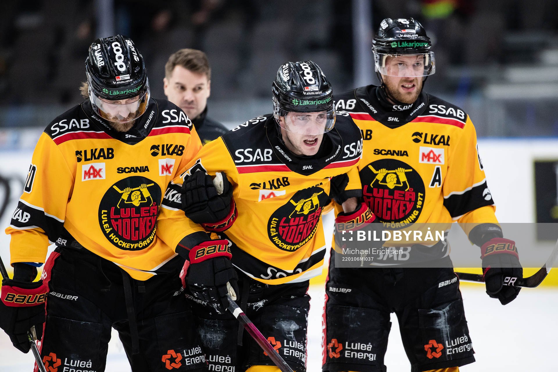 Luleås Konstantin Komarek har ont