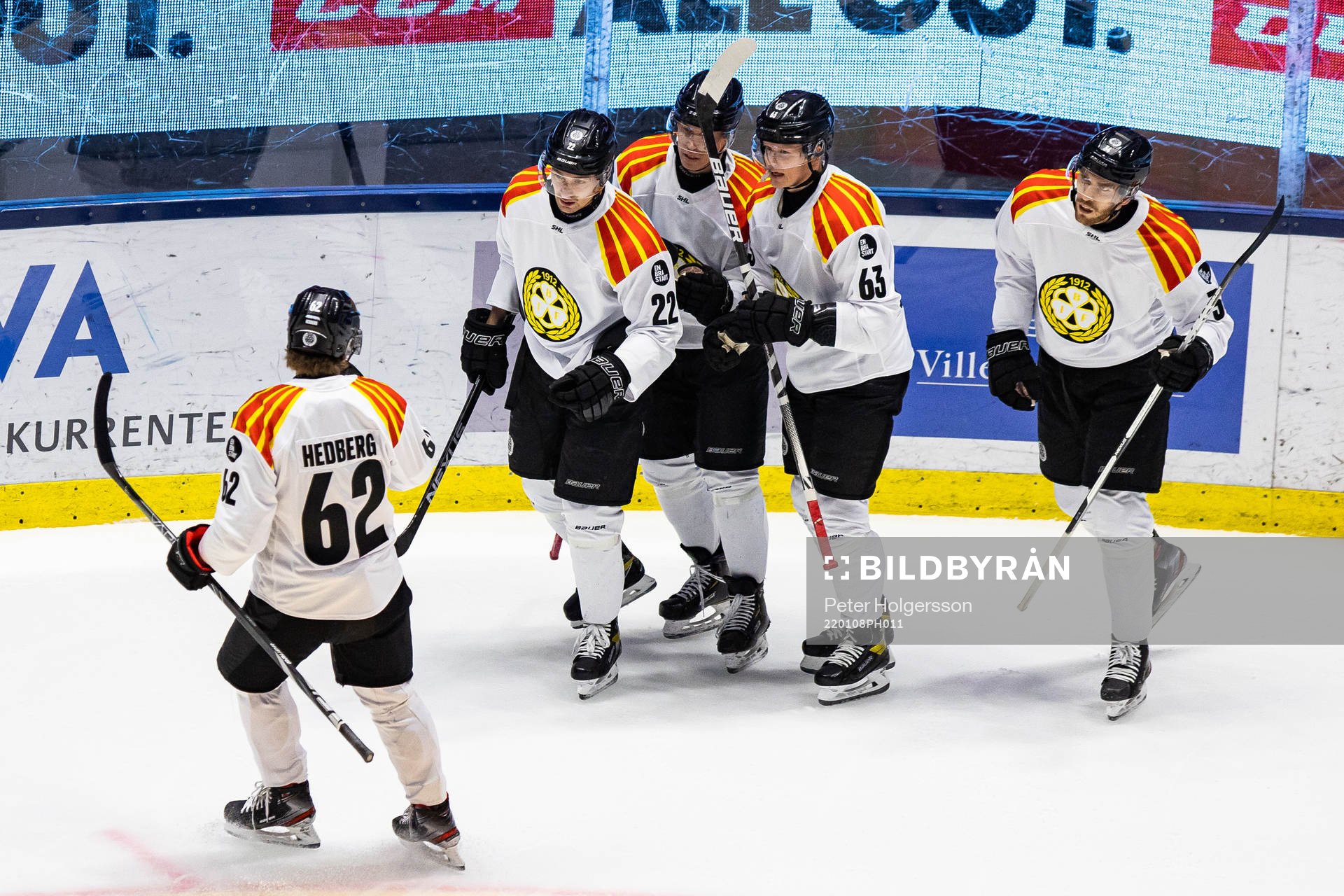 Brynäs Adam Pettersson, Tomi Sallinen och Julius Bergman