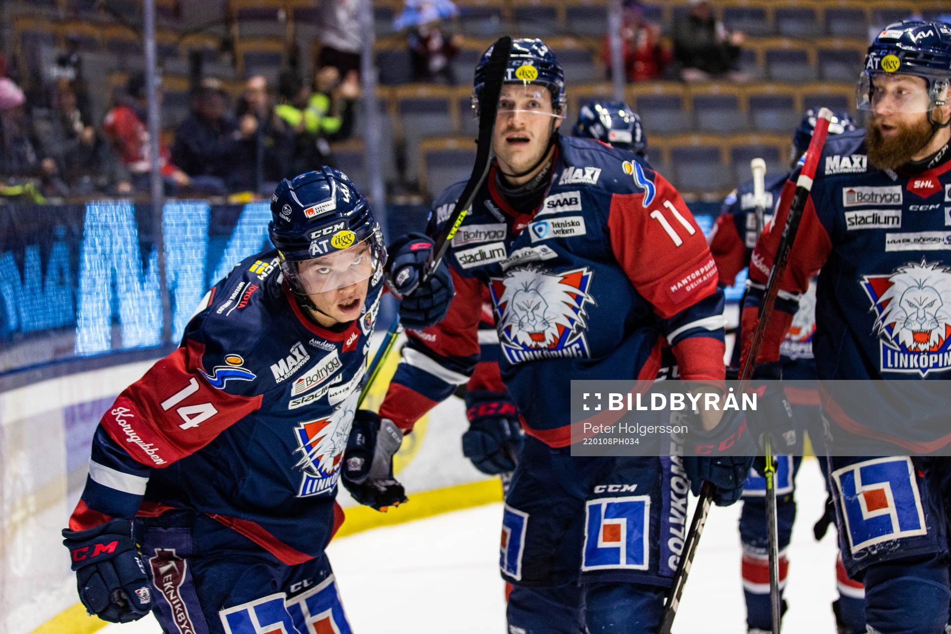 Linköpings Arvid Costmar jublar