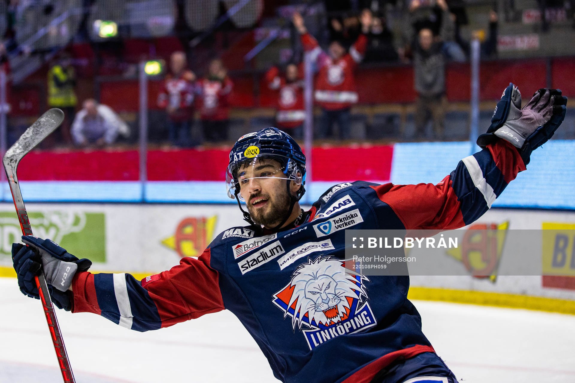 Linköpings Robert Lantosi jublar